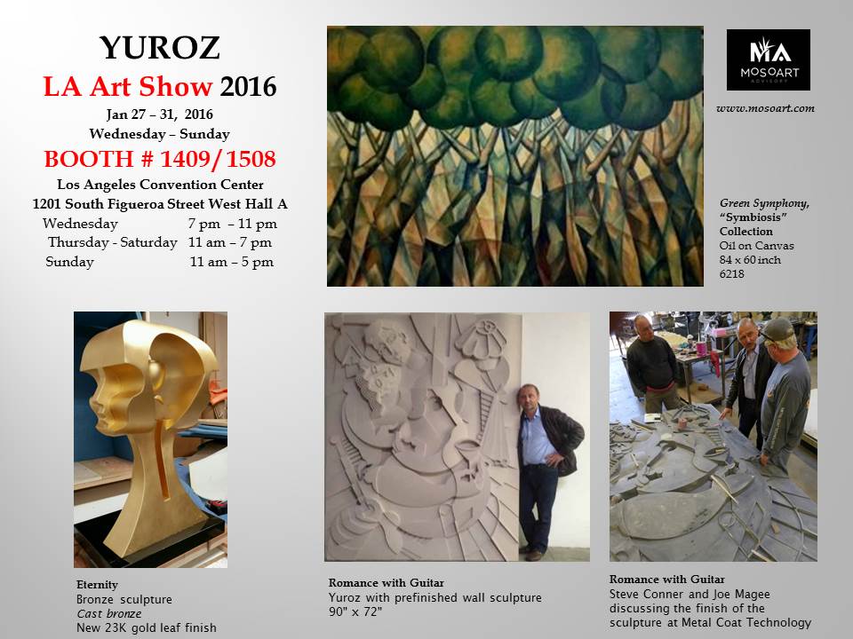 Yuroz at LA Art Show 2016 Booth 1409/1508