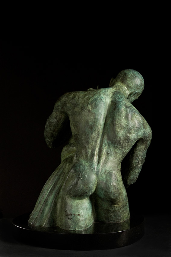 The touch cast bronze sculpture by Yuroz