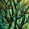 Intersect (Study) original oil on canvas by Yuroz