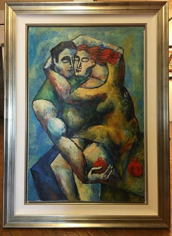 Lovers Embrace by Yuroz with frame