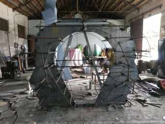 Fabrication of "Eternity" large scale installation in China