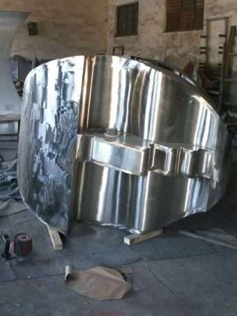 Fabrication of "Eternity" by Yuroz large scale installation in China