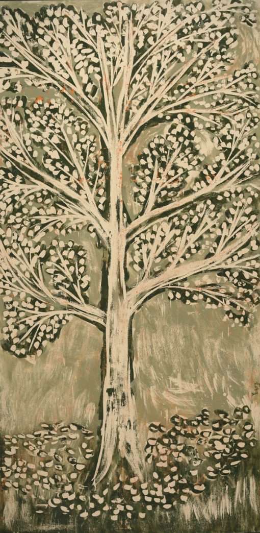 Oak Tree Series: Composition 07 (green) by Yuroz