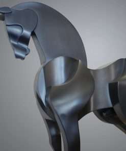 Intrepid horse sculpture by Yuroz