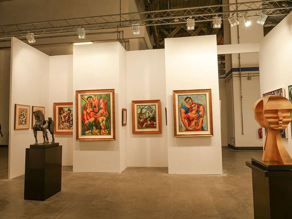 Yuroz and Moso Art Gallery booth at Art Stage Singapore 2017